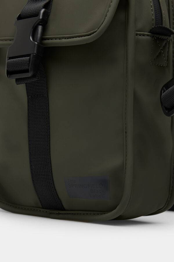 Springfield Bolso peque&ntilde;o cruzado engomado verde