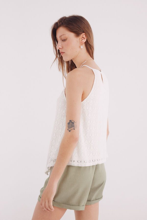 Springfield Shorts com bolsos de Lyocell verde