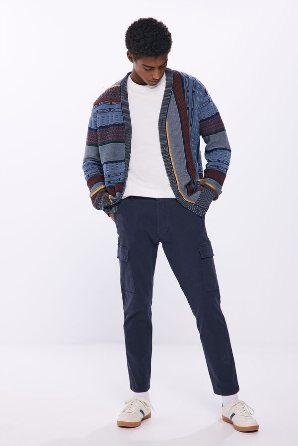 Springfield Pantal&oacute;n cargo azul