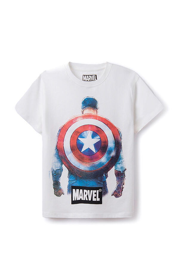 Springfield Kids T-shirt Marvel Capit&atilde;o Am&eacute;rica menino bege