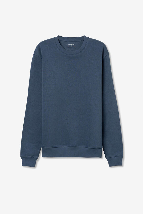 Tiffosi Sudadera B&aacute;sica azul