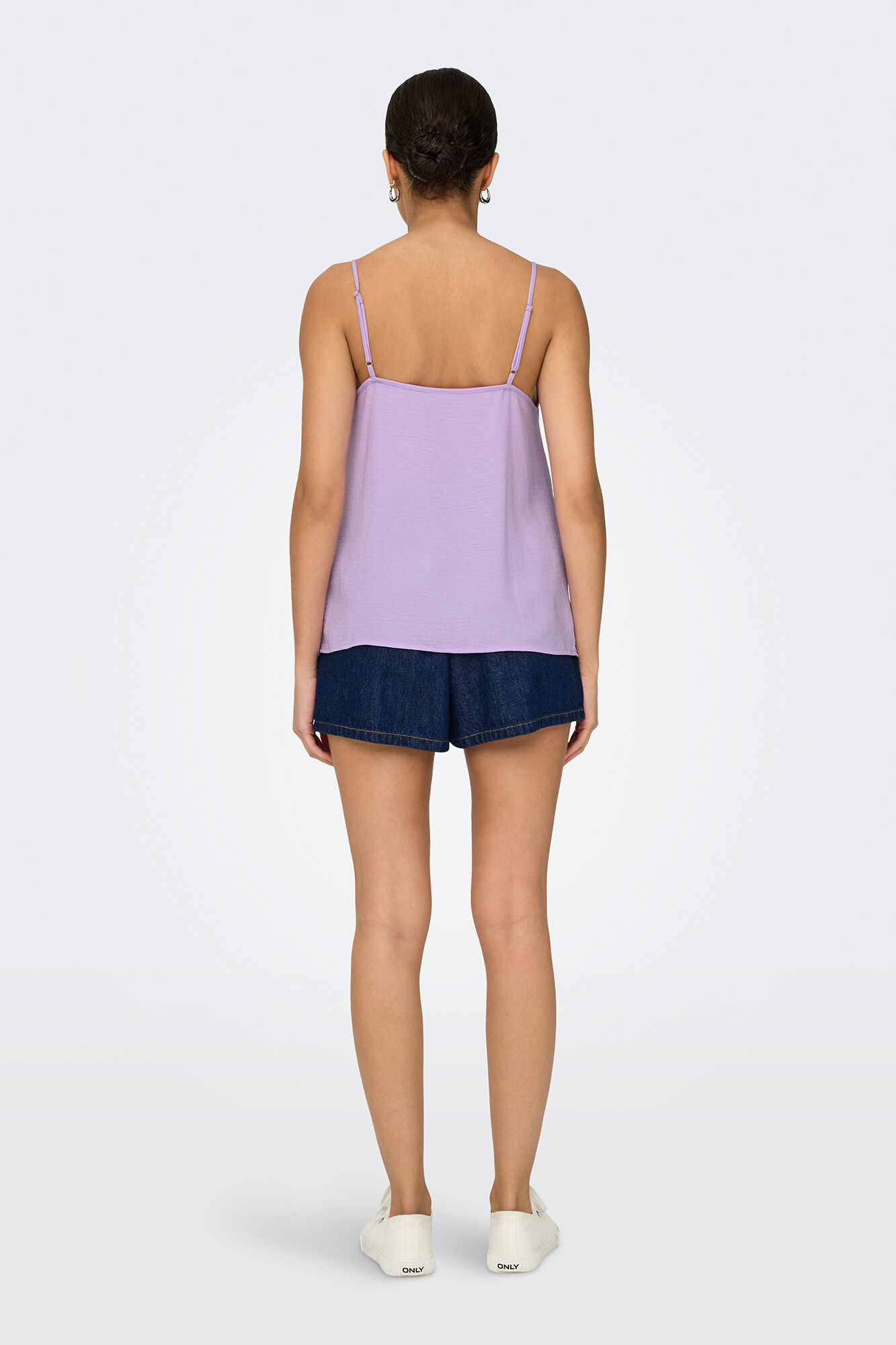 JDY Blusa tirantes escote drapeado