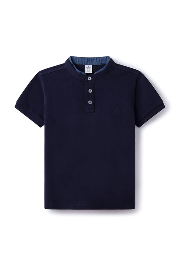Springfield Kids Polo cuello mao ni&ntilde;o azul