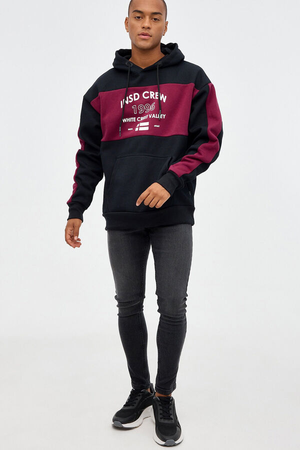 Inside Sudadera Con Capucha negro