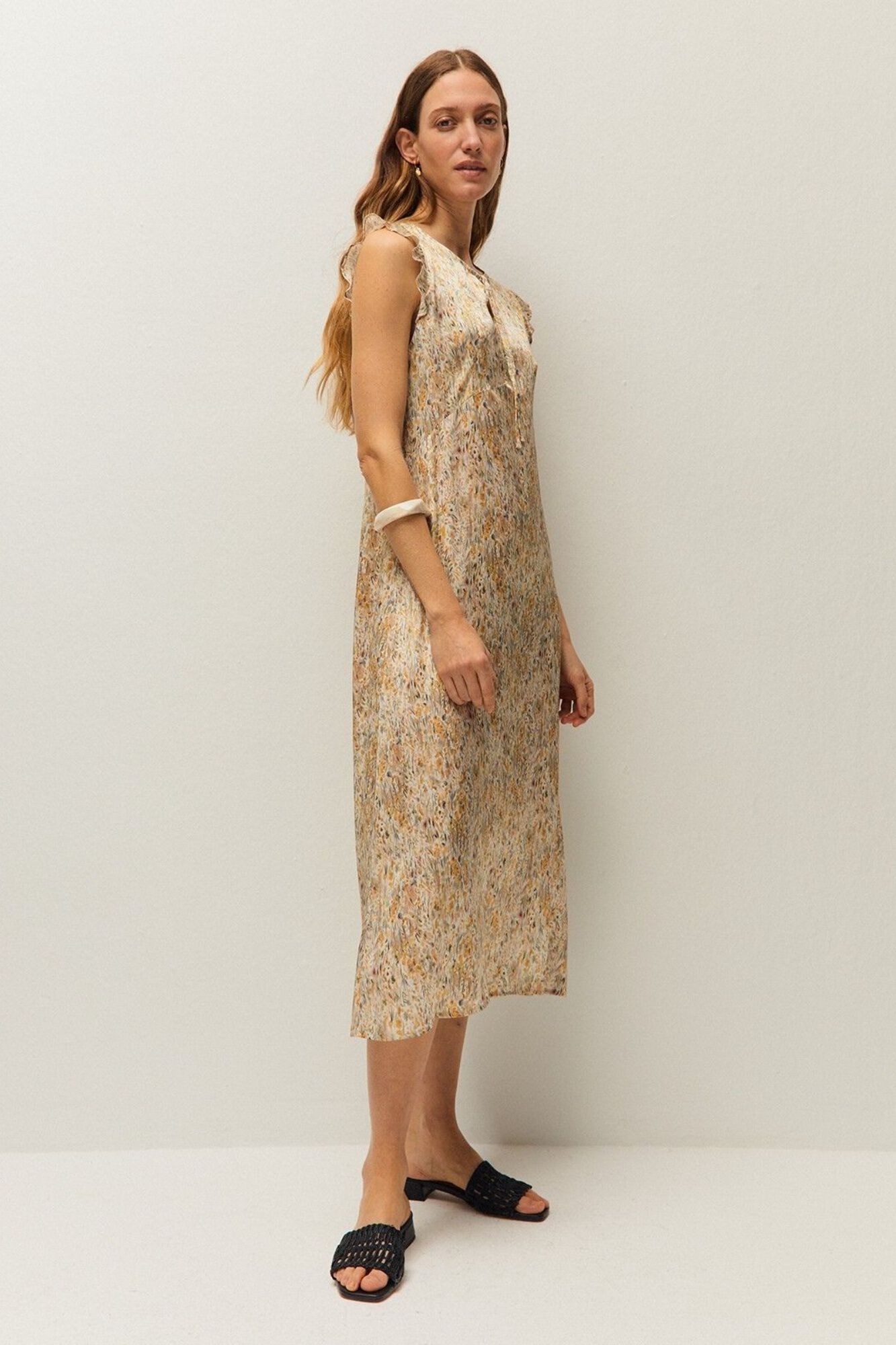 Systemaction Vestido comprido estampado
