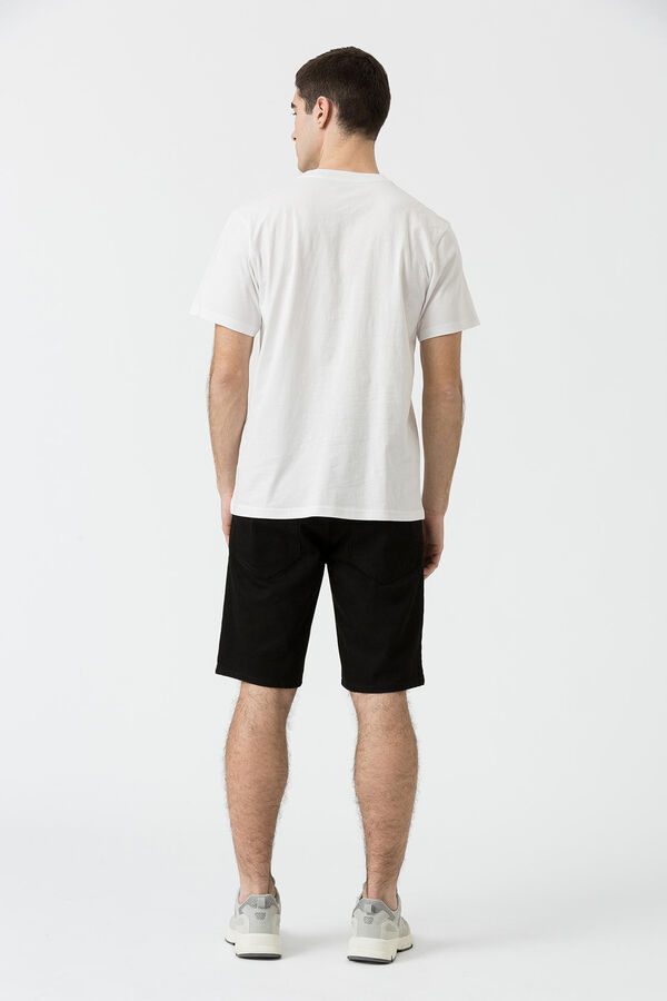 Tiffosi Shorts jeans de corte regular preto