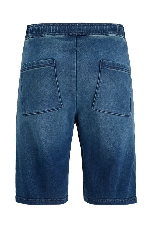 Jack & Jones Bermuda regular algod&oacute;n azul