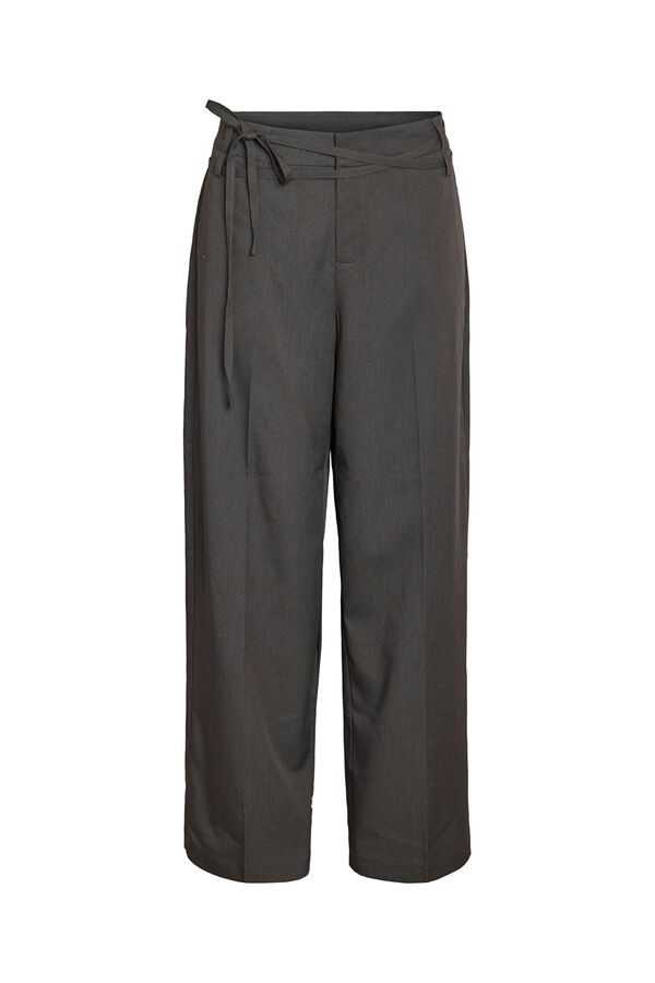Noisy May Pantal&oacute;n tailoring con lazada gris