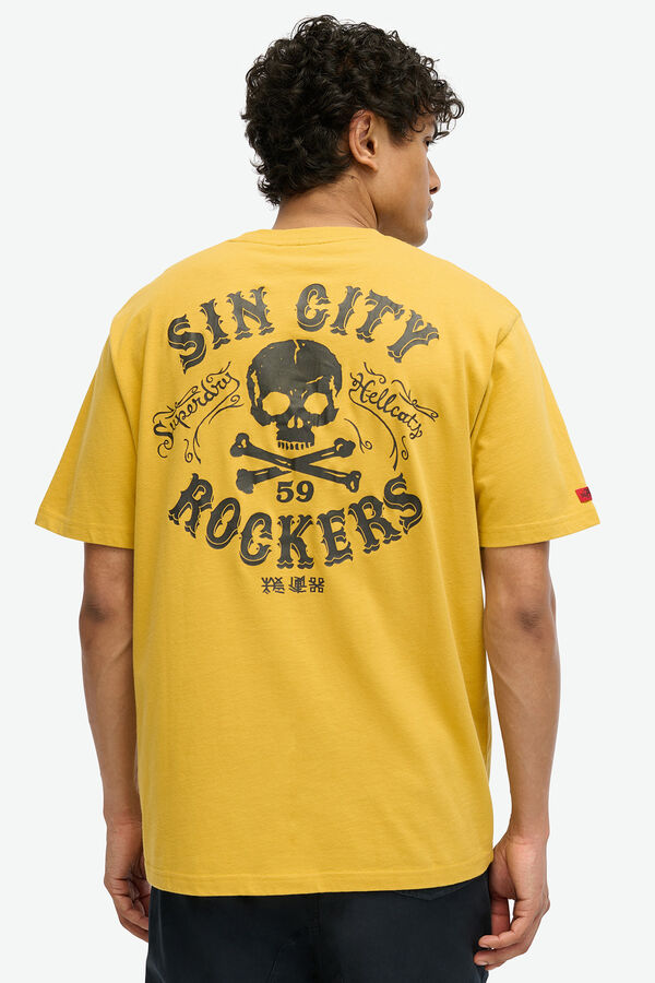 Superdry  Camisola de manga curta  amarelo