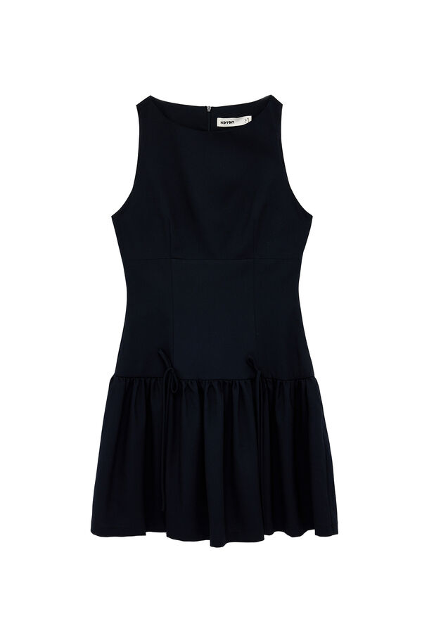 Koton Minivestido com folhos azul