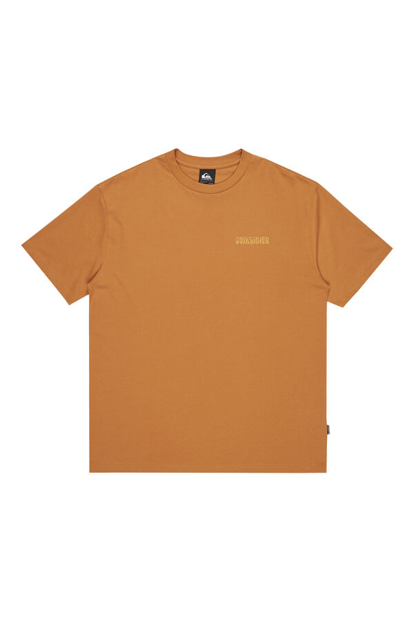 Quiksilver Pto Sun Flow - Camiseta para homem de manga curta camel