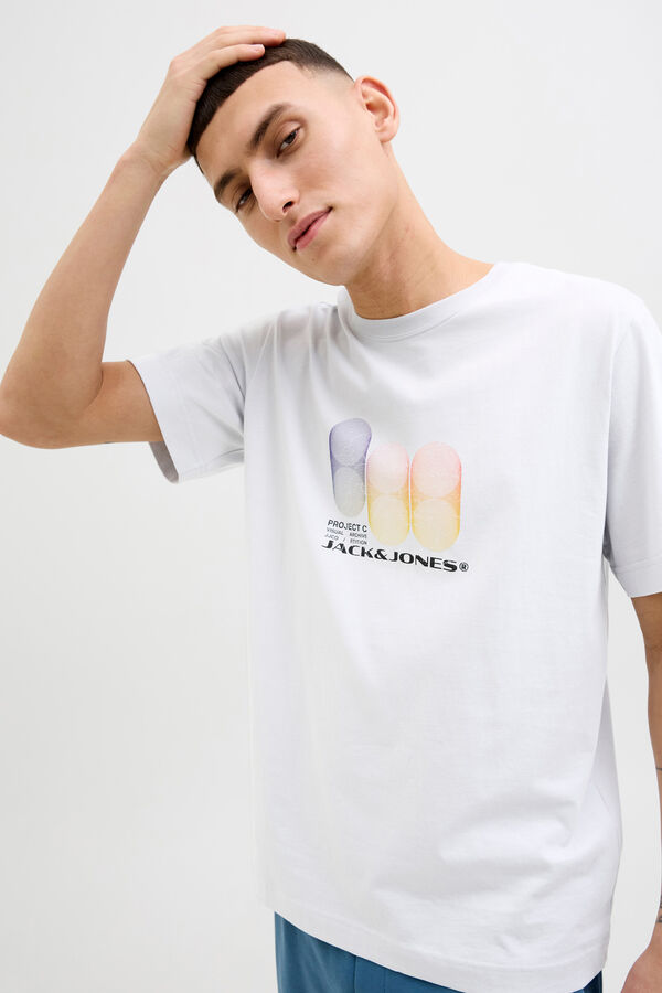 Jack & Jones Camiseta regular fit gris