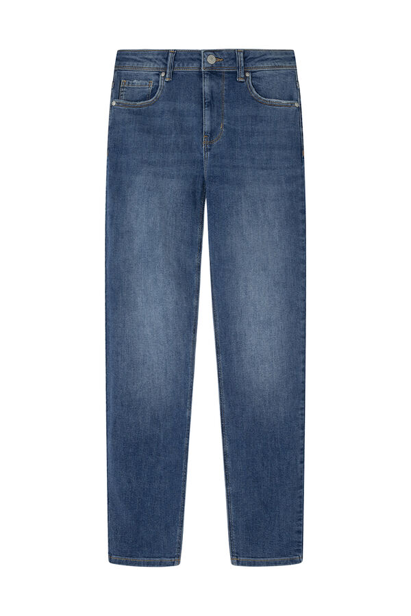 Springfield Jeans slim cropped azul