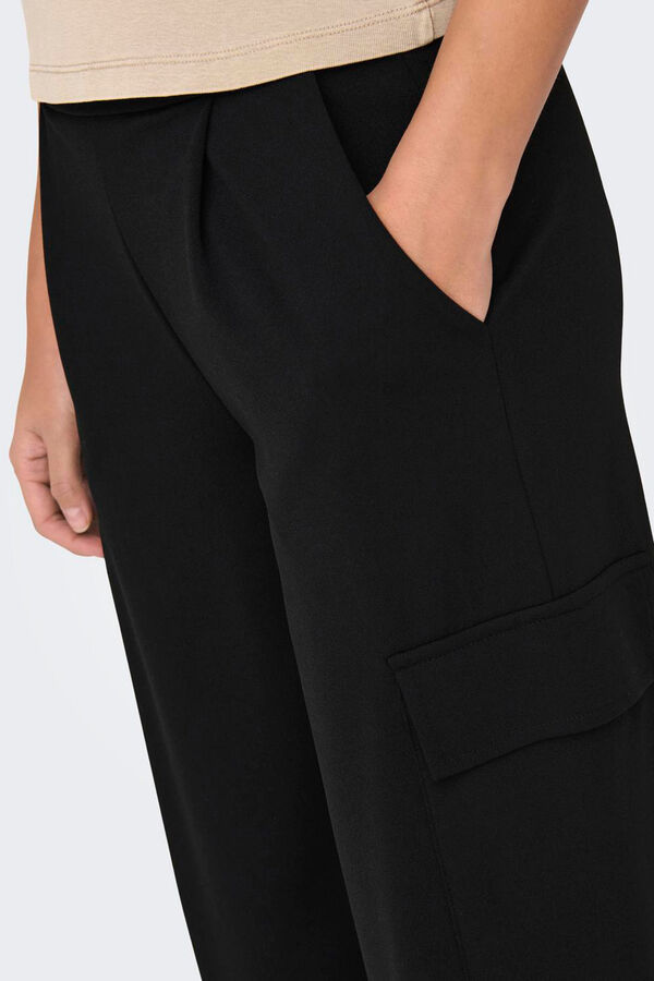 JDY Pantl&oacute;n largo negro
