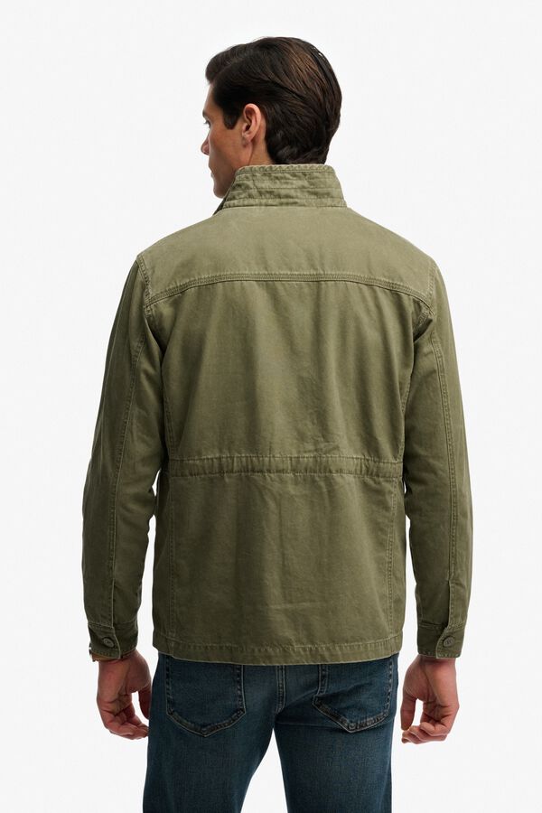 Superdry Casaco militar ic&oacute;nico Caqui escuro