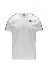 Kappa Camiseta de calle de algod&oacute;n para hombre blanco