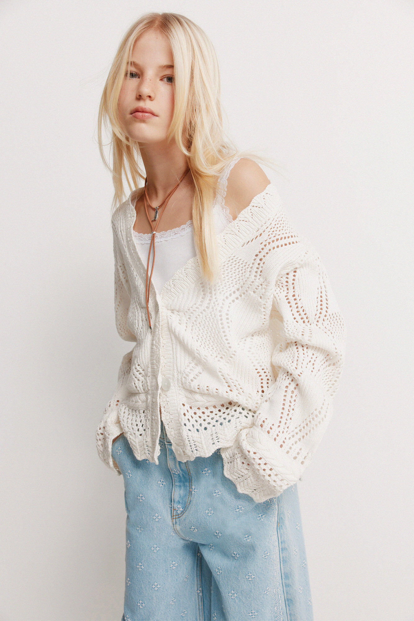 Springfield Kids Cardigan calados ni&ntilde;a