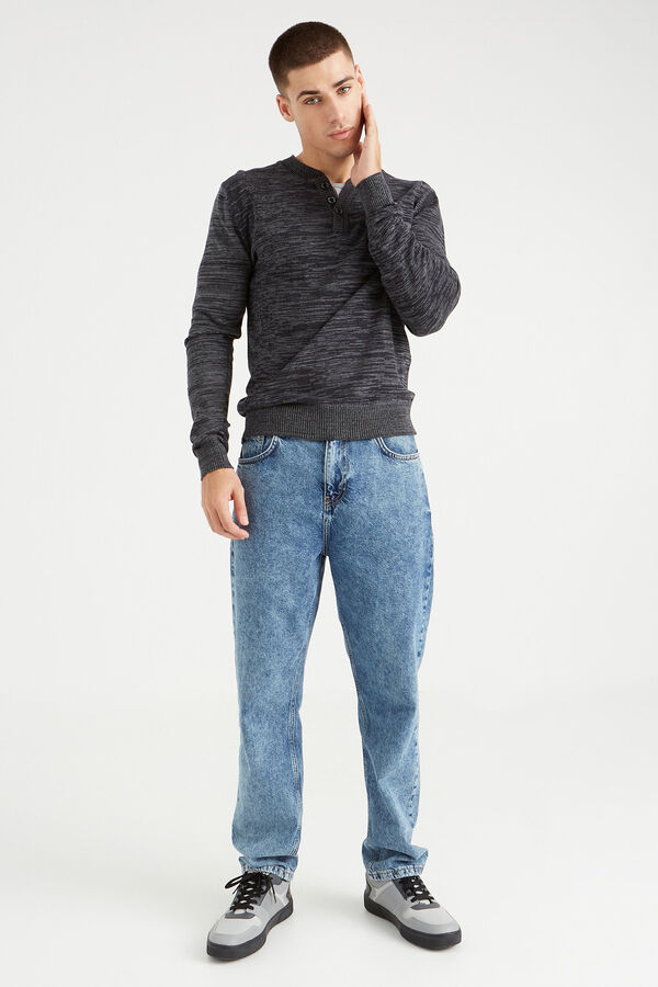 Inside Jersey B&aacute;sico Torzal gris