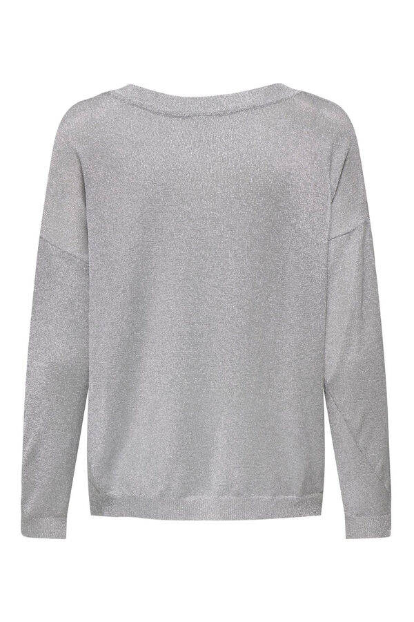 Only Camisola de malha cinzento