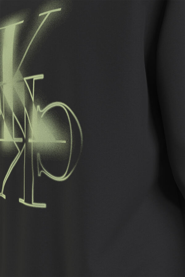 CK Jeans Sudadera de hombre con capucha negro