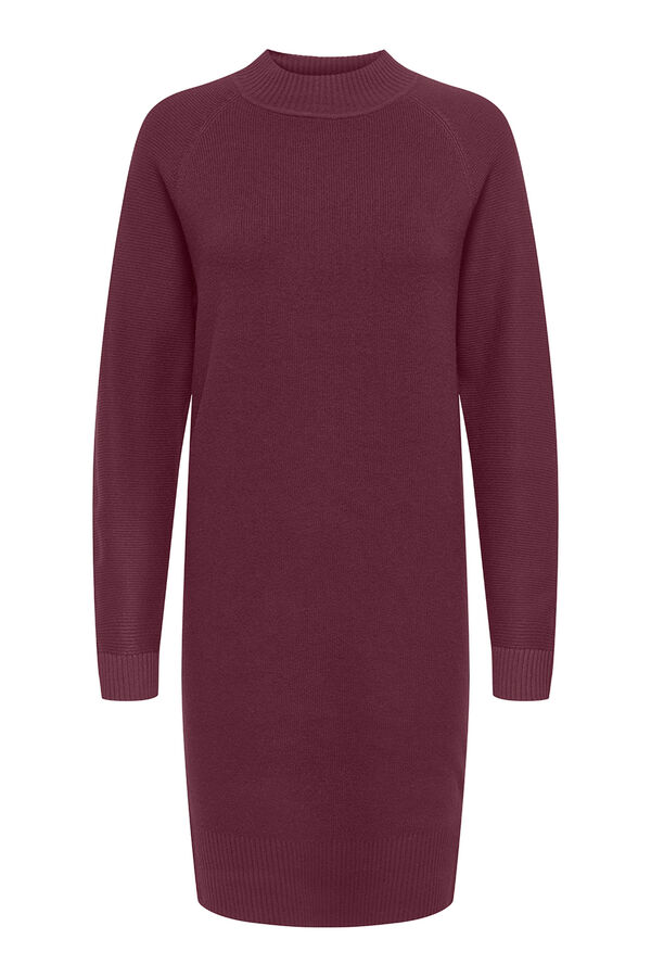 JDY Vestido curto de malha rosa