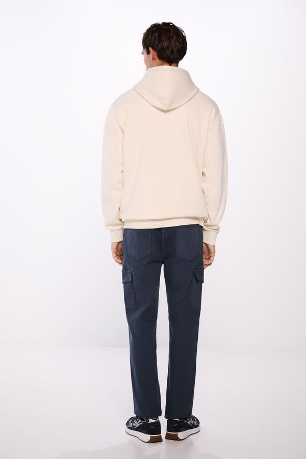 Springfield Pantal&oacute;n cargo lavado slim fit azul