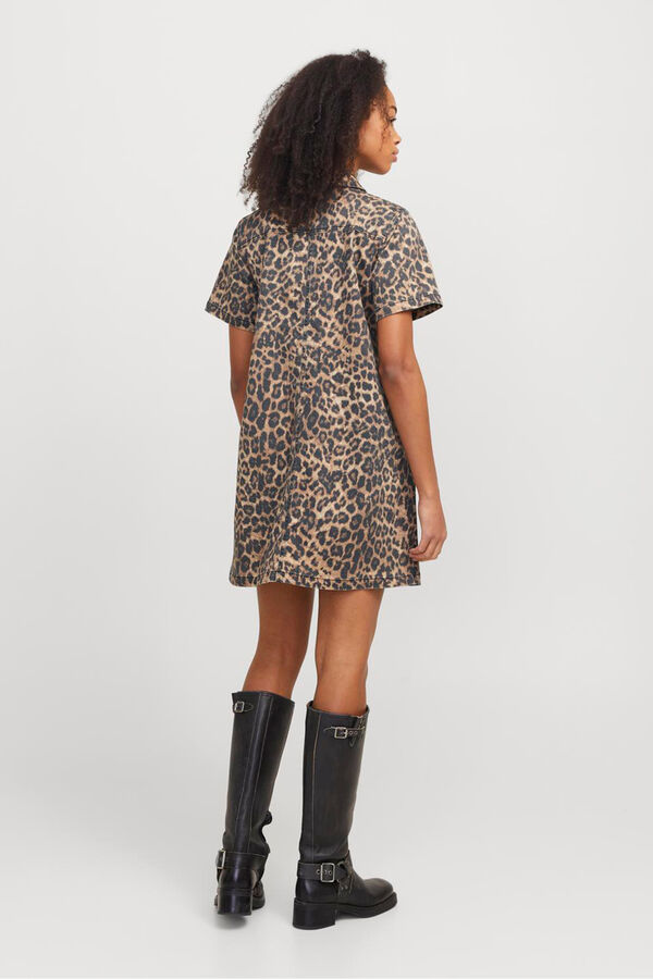 Jack & Jones Vestido regular fit tostado