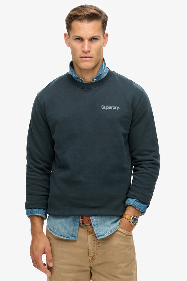 Superdry Sweatshirt gola redonda azul