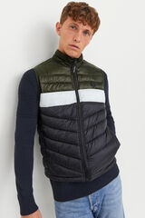 Jack & Jones Colete acolchoado verde