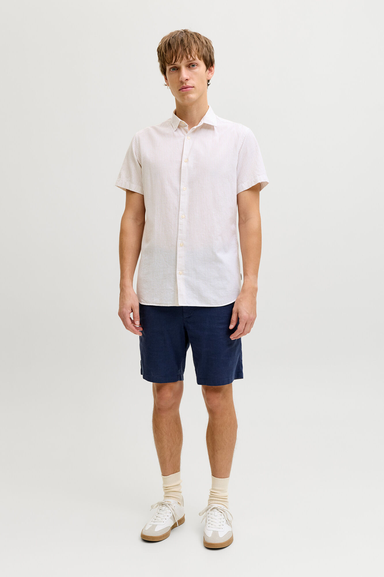 JJ REBEL Camisa comfort fit lino