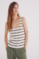 Springfield Camiseta panadera botones verde