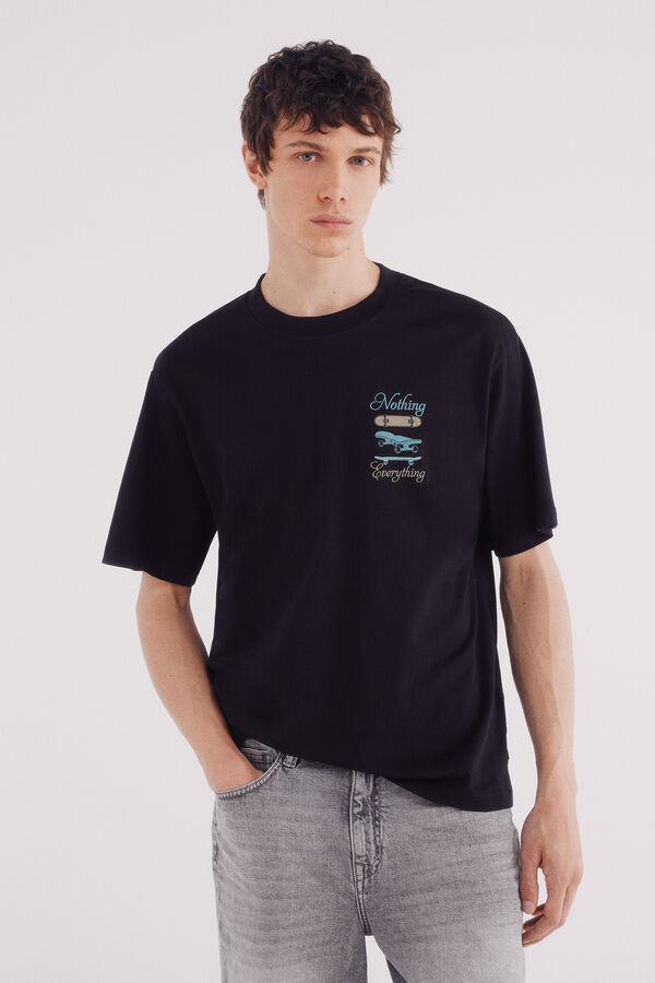 Springfield Camiseta Tudo preto