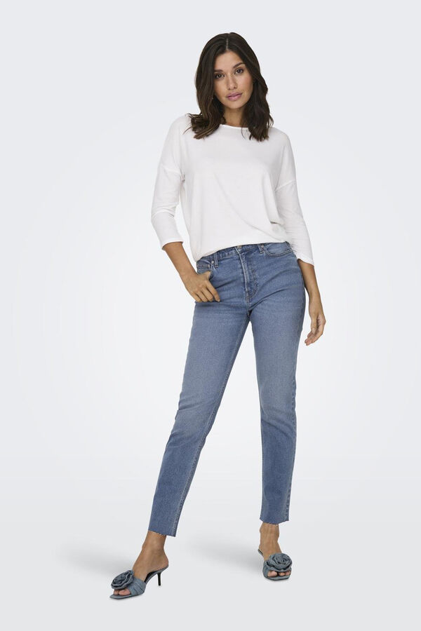 Only Straight Jeans azul