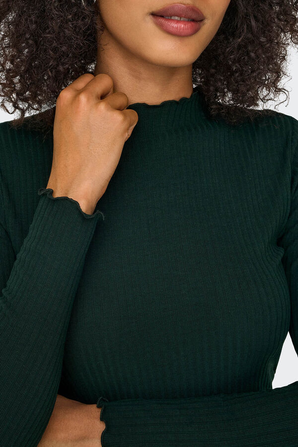 Only Su&eacute;ter manga comprida azul