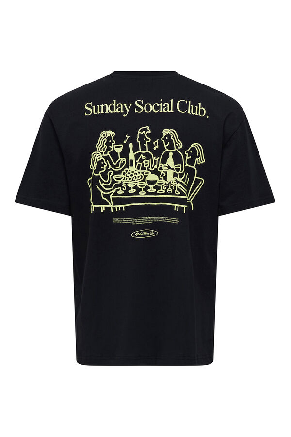 Only & Sons T-shirt manga curta preto
