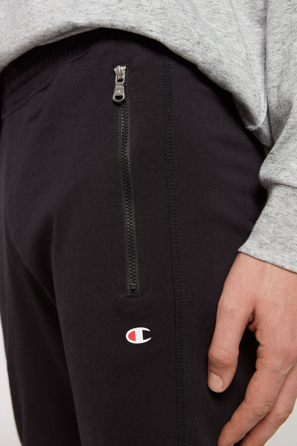 Champion jogger cremallera jersey regular negro