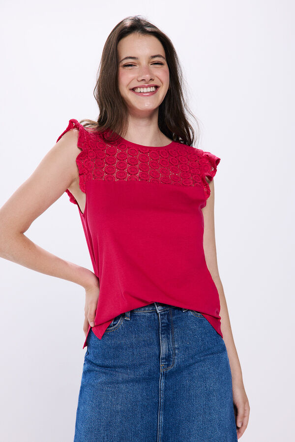 Camicetta Donna Urban Chic Springfield FRQS Camiseta Spicy Canottiera