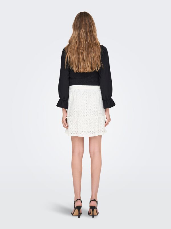 JDY Minissaia folho branco