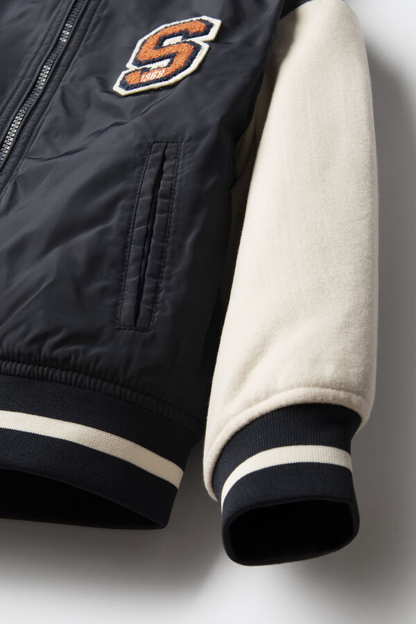 Springfield Kids Bomber varsity ni&ntilde;o azul