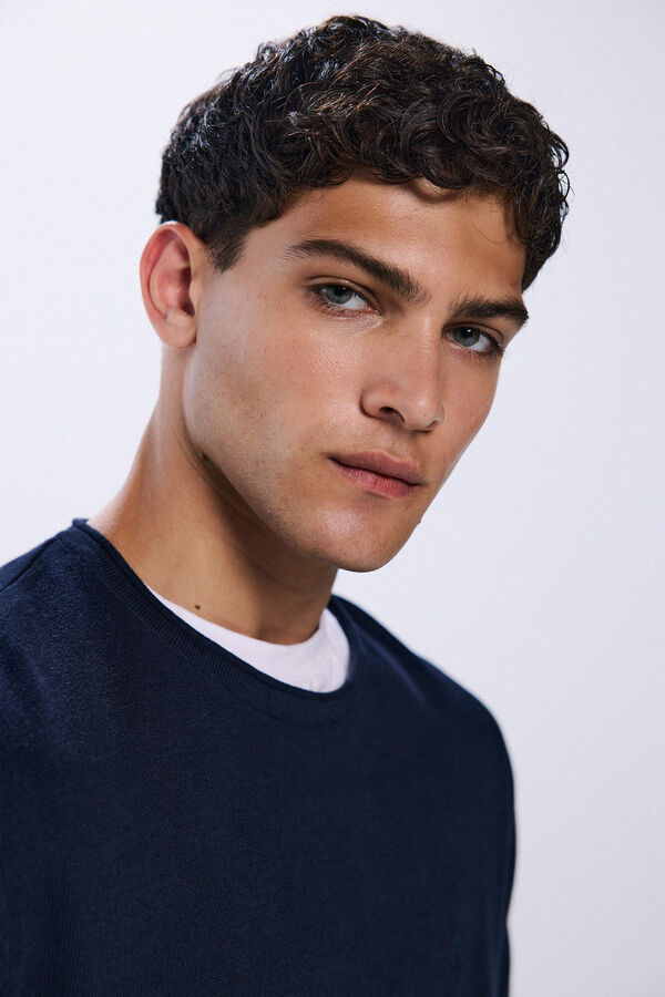 Springfield Camisola b&aacute;sica azul