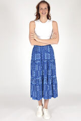 Brave Soul Falda estampada azul