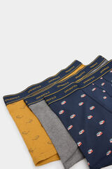 Springfield Pack de 3 boxers de algod&atilde;o estampado estampado