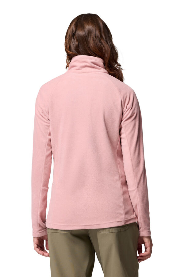 Columbia Forro polar com meia fecho-&eacute;clair rosa