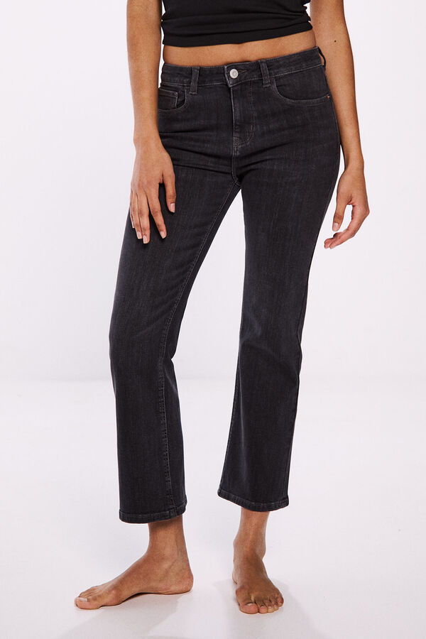 Springfield Jeans kick flare gris