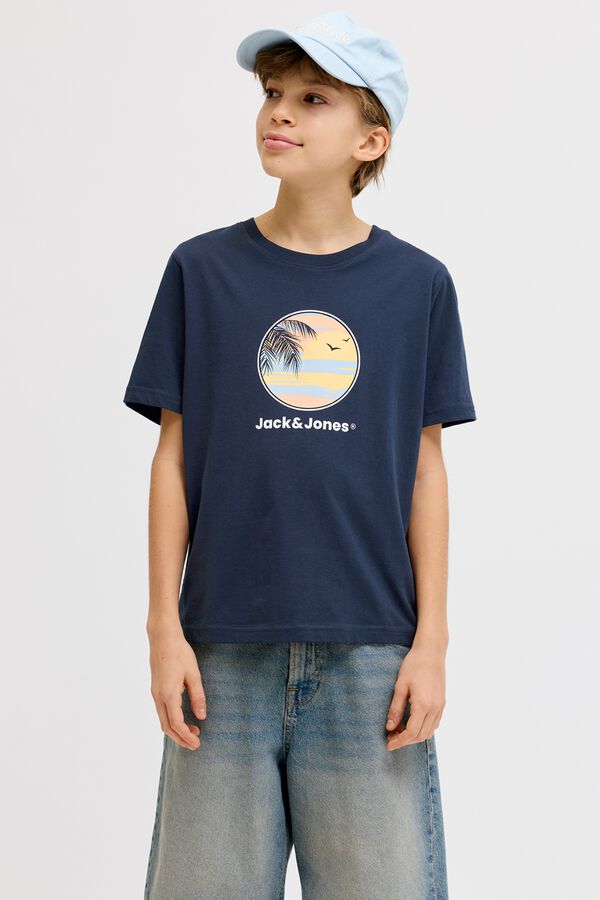Jack & Jones Junior Sweatshirt gola redonda azul