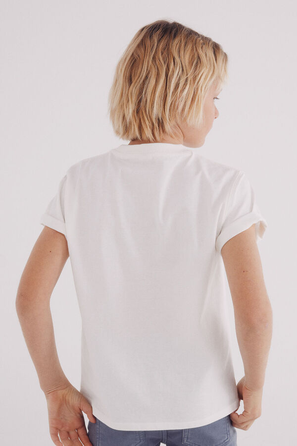 Springfield Kids Camiseta dinosaurio ni&ntilde;o marfil