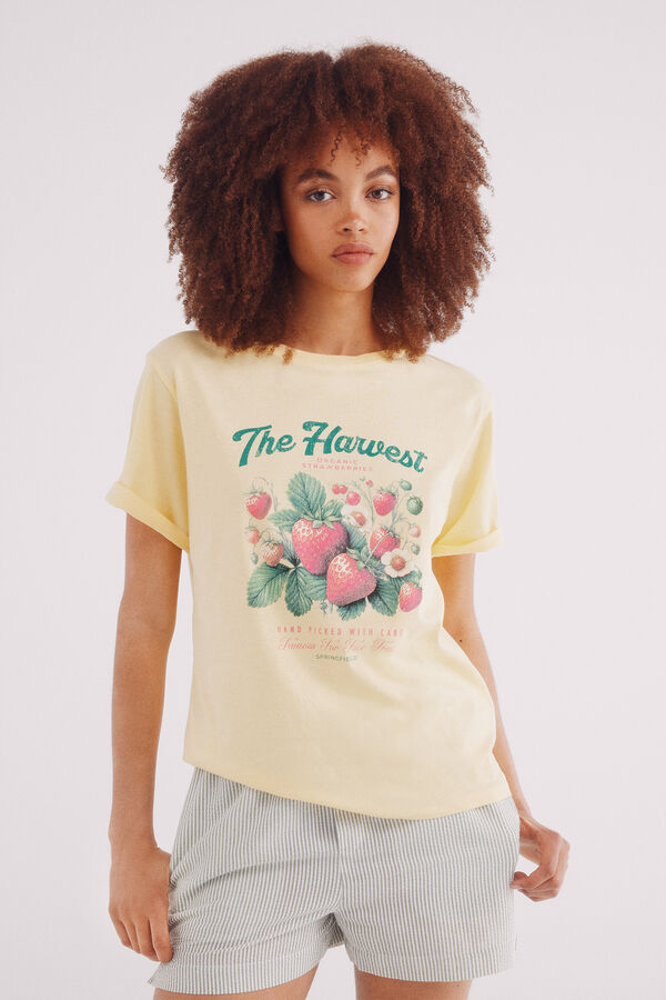 Springfield Camiseta "The Harvest" amarillo