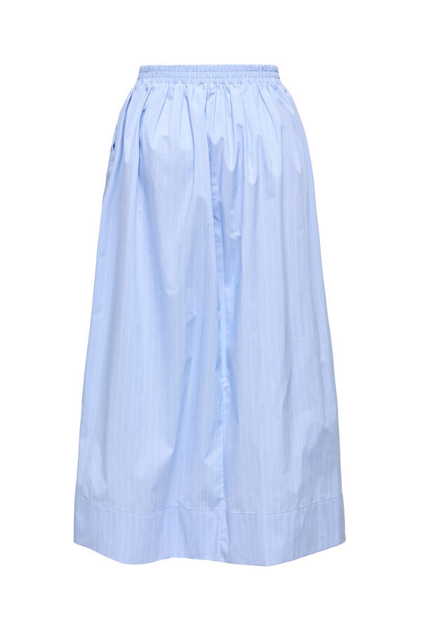 JDY Saia midi &agrave;s riscas azul