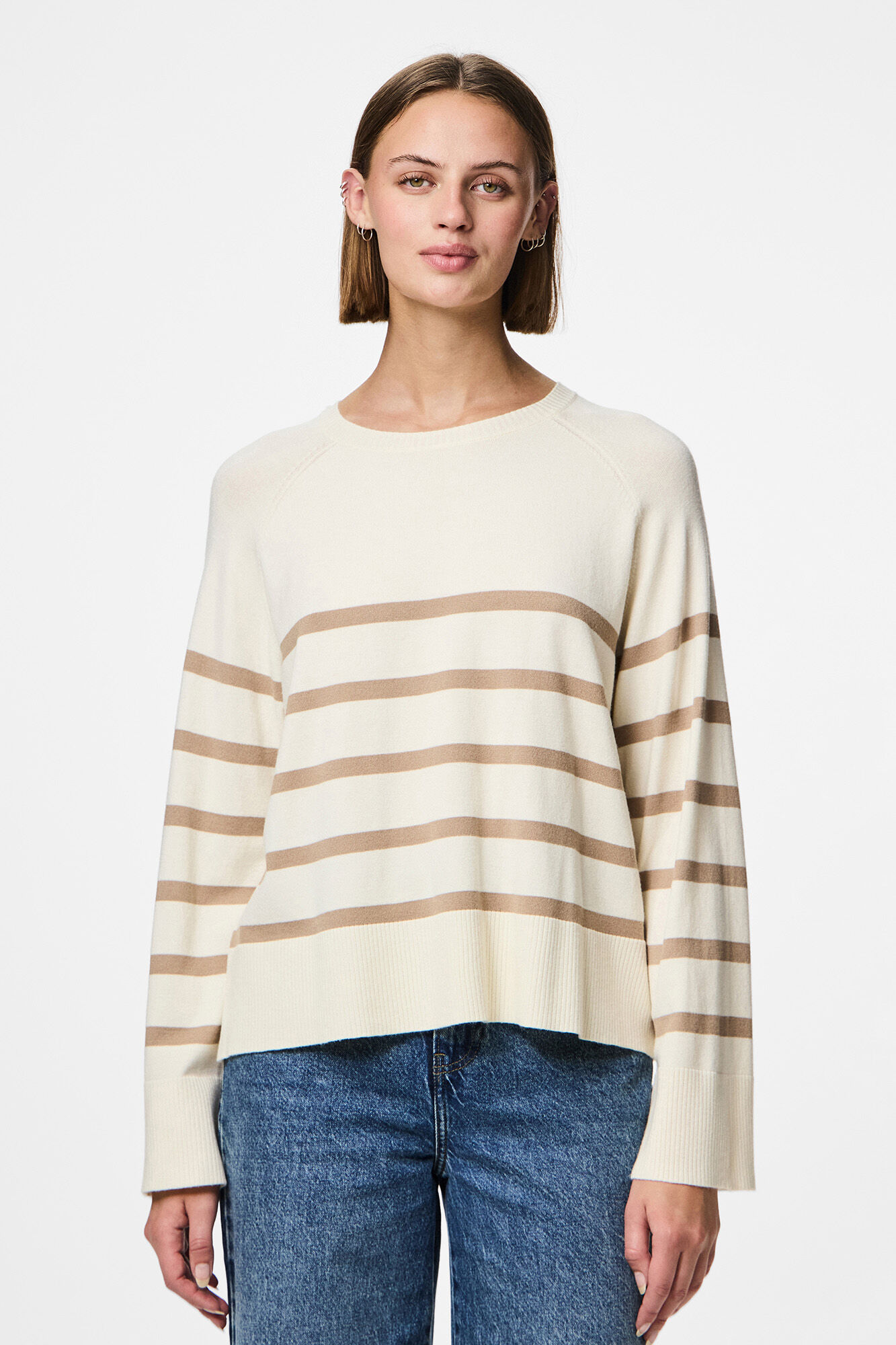 Pieces Jersey fino de rayas