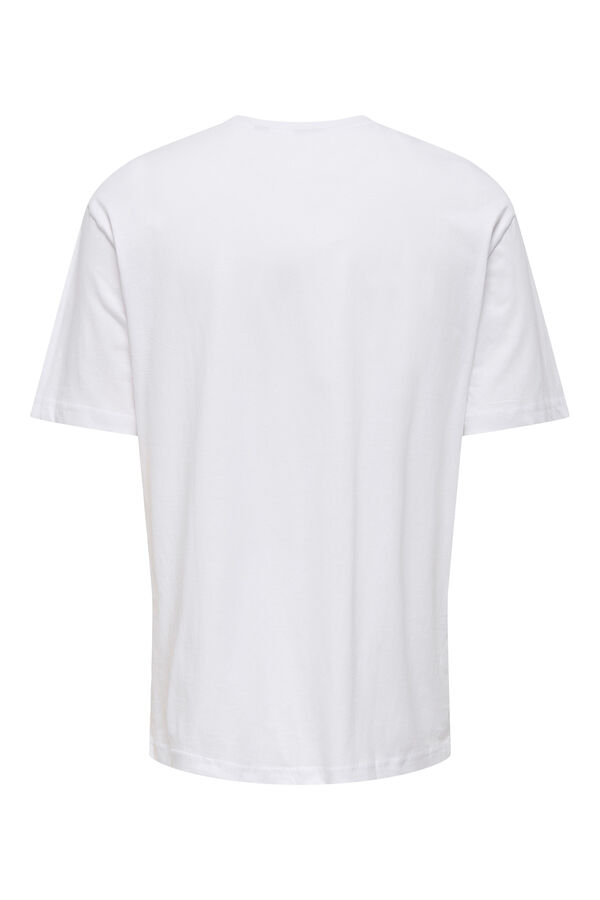 Only & Sons T-shirt de manga curta branco